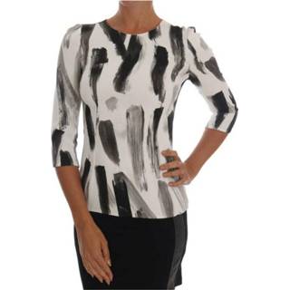 👉 Blous vrouwen wit Printed Blouse