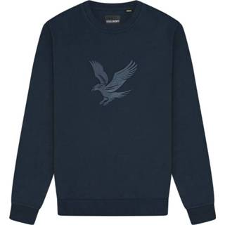 👉 Sweatshirt XL male blauw Embroidered Eagle