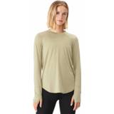 👉 Sport shirt polyester valt normaal beige ademend m e mouwen geen sluiting vrouwen Never Out volwassenen Röhnisch sportshirt Clara dames polyester/elastaan mt 7314840136960