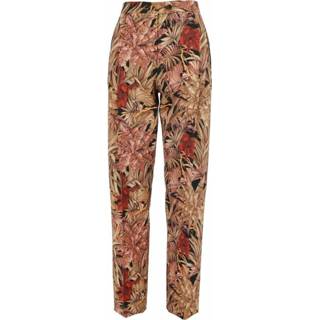 👉 Vrouwen bruin Printed Wool Pants