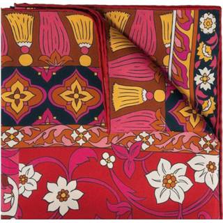 👉 Onesize vrouwen rood Silk scarf 8057553535369