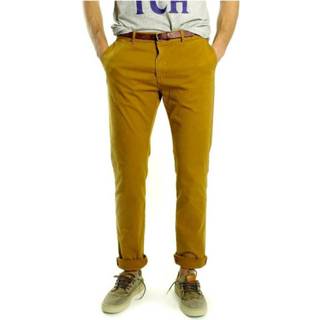 👉 Chino W31 W36 male oranje Chinos