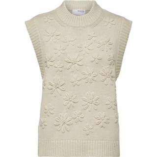 👉 Vest l vrouwen beige Slffia Knit 5715103946920