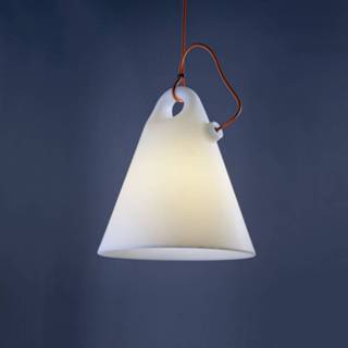 👉 Hanglamp wit Martinelli Luce Trilly m. stekker Ø 27 cm