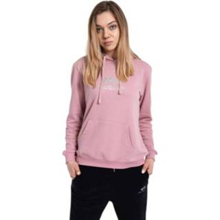 👉 Hoodie m vrouwen roze New Basic Foil Print 196032Fp 531