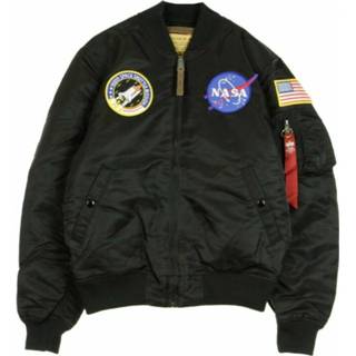 👉 Bomberjacket s male zwart Ma-1 VF Nasa Bomber Jacket 4260423645660