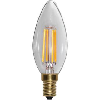 👉 Kaars warmwit a++ glas LED E14 4W Soft Glow 2.100K 3-stap dimming