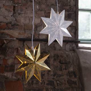 👉 Wit metaal Decoratie ster Classic van metaal,