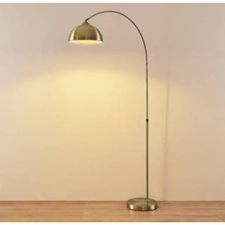 👉 Vloerlamp messing antiek-messing Lindby Lennart vloerlamp, antiek