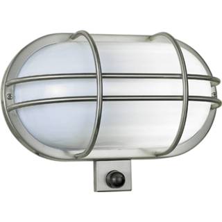 👉 Buitenwandlamp zilver Sonn met bewegingssensor