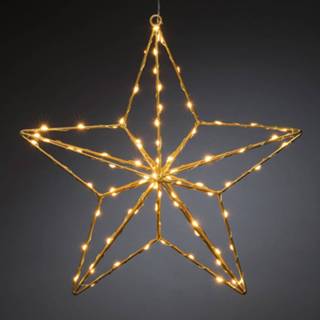 👉 Sfeerlamp gouden goud LED ster 37x36 cm