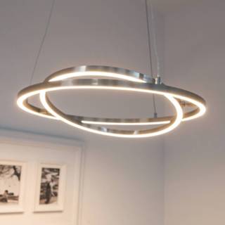 👉 Staal LED-hanglamp Lovisa met twee LED-ringen