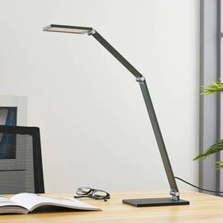 👉 Bureau lamp blauwgrijs grijs Dimbare LED bureaulamp Mion