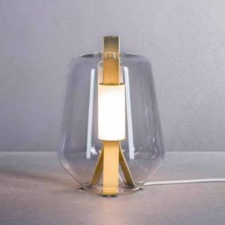 👉 Tafellamp messing transparant Prandina Luisa T1 2.700K messing/helder