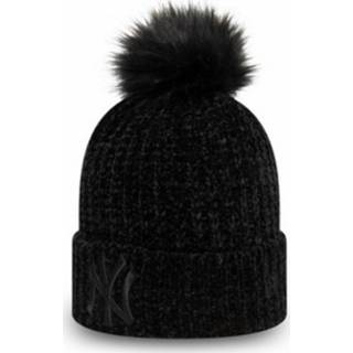 👉 Beanie uni vrouwen zwart Winterized Bobble