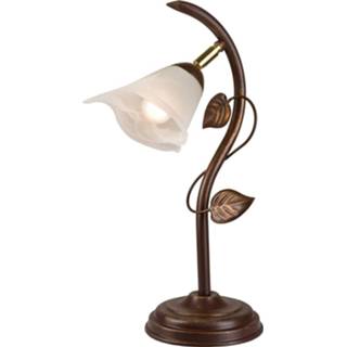 👉 Tafellamp bruin Siena, Florentijnse-ontwerp, hoogte 40cm
