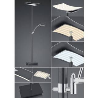 👉 Vloerlamp antraciet a+ B-Leuchten Liberty LED leesarm