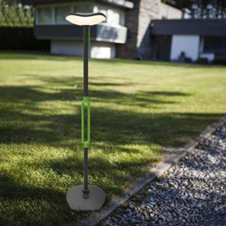 👉 Luidspreker a+ warmwit zwart kunststof Poppy LED solar-vloerlamp met 3W