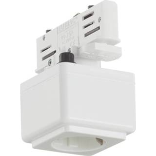 👉 Stopcontact wit Eutrac multi-adapter 3-fase,