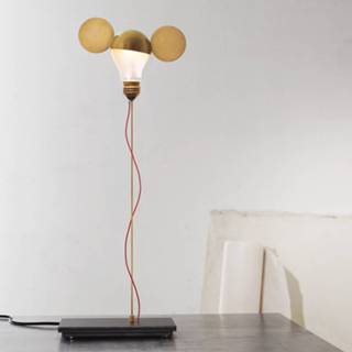 👉 Design tafel lamp zwart messing I Ricchi Poveri Toto - tafellamp