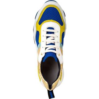 👉 Sneakers gepolsterde instap multicolor vrouwen blauw beige wit roze goudkleur oranje geel Sneaker Studio W Roze/Oranje/Beige/Geel/Goudkleur 4055708120099 4055708122444