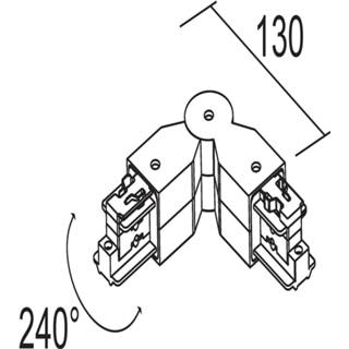 Wit Ivela zwenkverbinding 3-fasensysteem LKM