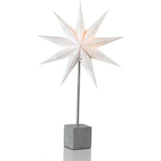 👉 Tafellamp wit Decoratie ster Hard als tafellamp, 58cm hoog,