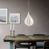 👉 Hanglamp wit medium a++ UMAGE Alva cord set wit, 42cm