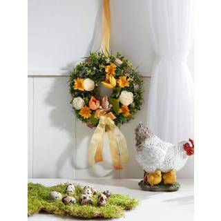 👉 Multicolor unisex ideale woondecoratie Krans met tulpen Tewa