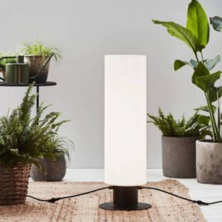👉 Vloerlamp wit Garden 24 LED Cylinder, hoogte 70 cm