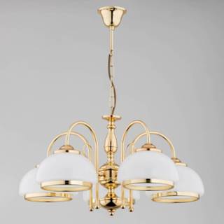 👉 Kroonluchter wit Parsau 5-lamps