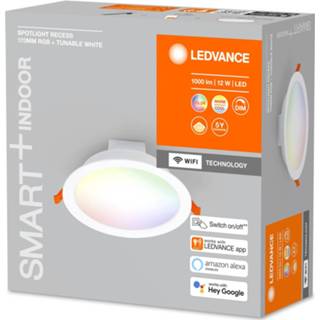 👉 Inbouwspot wit LEDVANCE SMART+ WiFi spot LED inbouwspot, 110°