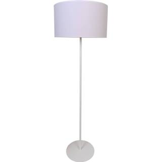 👉 Vloerlamp wit Roller, wit/goud, hoogte 145 cm