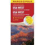 👉 Marco Polo wegenkaart USA west