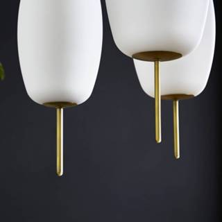 👉 Glashanglamp opaal wit FRANDSEN Silk glas-hanglamp, Ø 20 cm