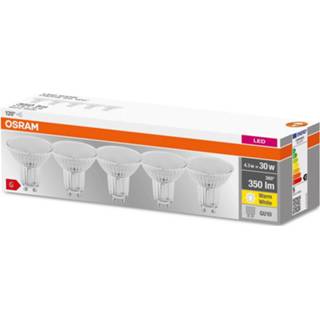 👉 Reflector OSRAM LED GU10 4,3W 36° 2.700K per 5 set