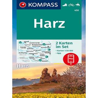 👉 Wandelkaart unisex Kompass 450 Harz 9783991212270