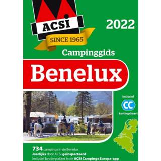 👉 Campinggids unisex ACSI Benelux 2022 9789493182226