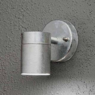 👉 Buitenwandlamp a++ gegalvaniseerd staal Modena, 1-lamp, staalkleurig