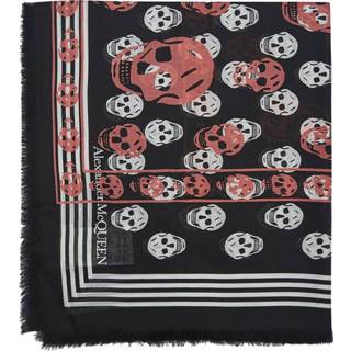 👉 Onesize vrouwen zwart Classic Skull Biker Scarf