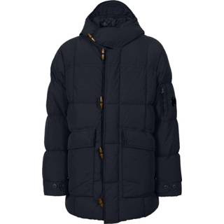 👉 Downjacket nylon male blauw Flatt Down Jacket