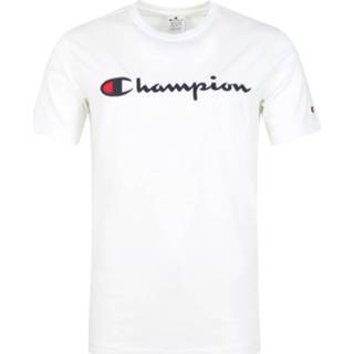 👉 Shirt merklogo s male wit katoen Champion T-Shirt Script Logo 8054112268119 2900059094013