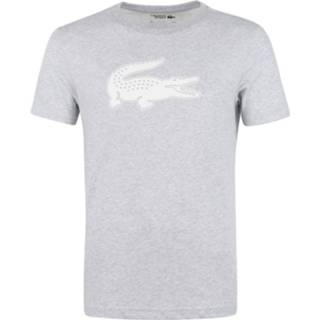 👉 Sport t shirt merklogo grijs male s polyester Lacoste T-Shirt Jersey Lichtgrijs 3666165310339 2900059948026