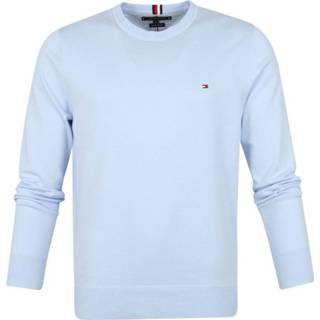 👉 Trui effen s male blauw polyester Tommy Hilfiger Lichtblauw 8720117114422 2900060244018