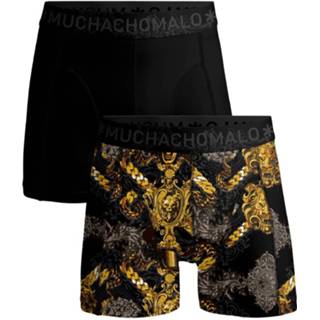 👉 Boxershort zwart XXL Muchachomalo Boxershorts Men Shorts King Kong Cuban Link Print/Black 2-Pack-XXL 8720594035500