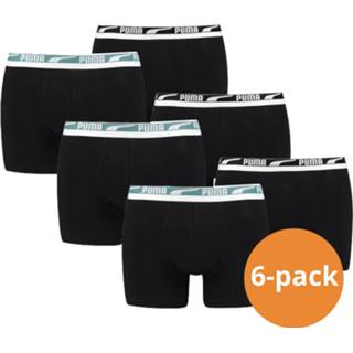 👉 Boxershort katoen XL mannen zwart Puma Boxershorts Multi Logo 6-pack Sage Combo-XL 5901453733895