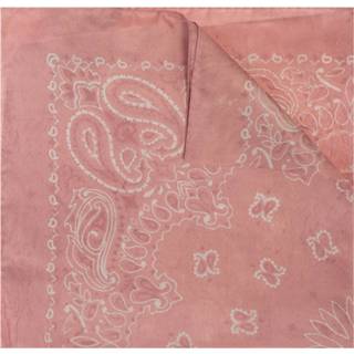 👉 Bandana onesize vrouwen roze Paisley printed 8050235210806