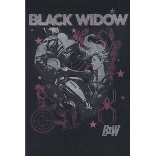 👉 Poster m vrouwen zwart Black Widow - T-shirt 8596488353186