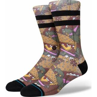 👉 Sock onesize unisex bruin Snakk Crew Socks