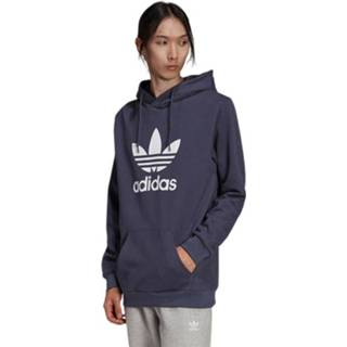 👉 S male blauw Bluza męska adidas Originals Trefoil Hoody He9497 4065423140760 1645996902595